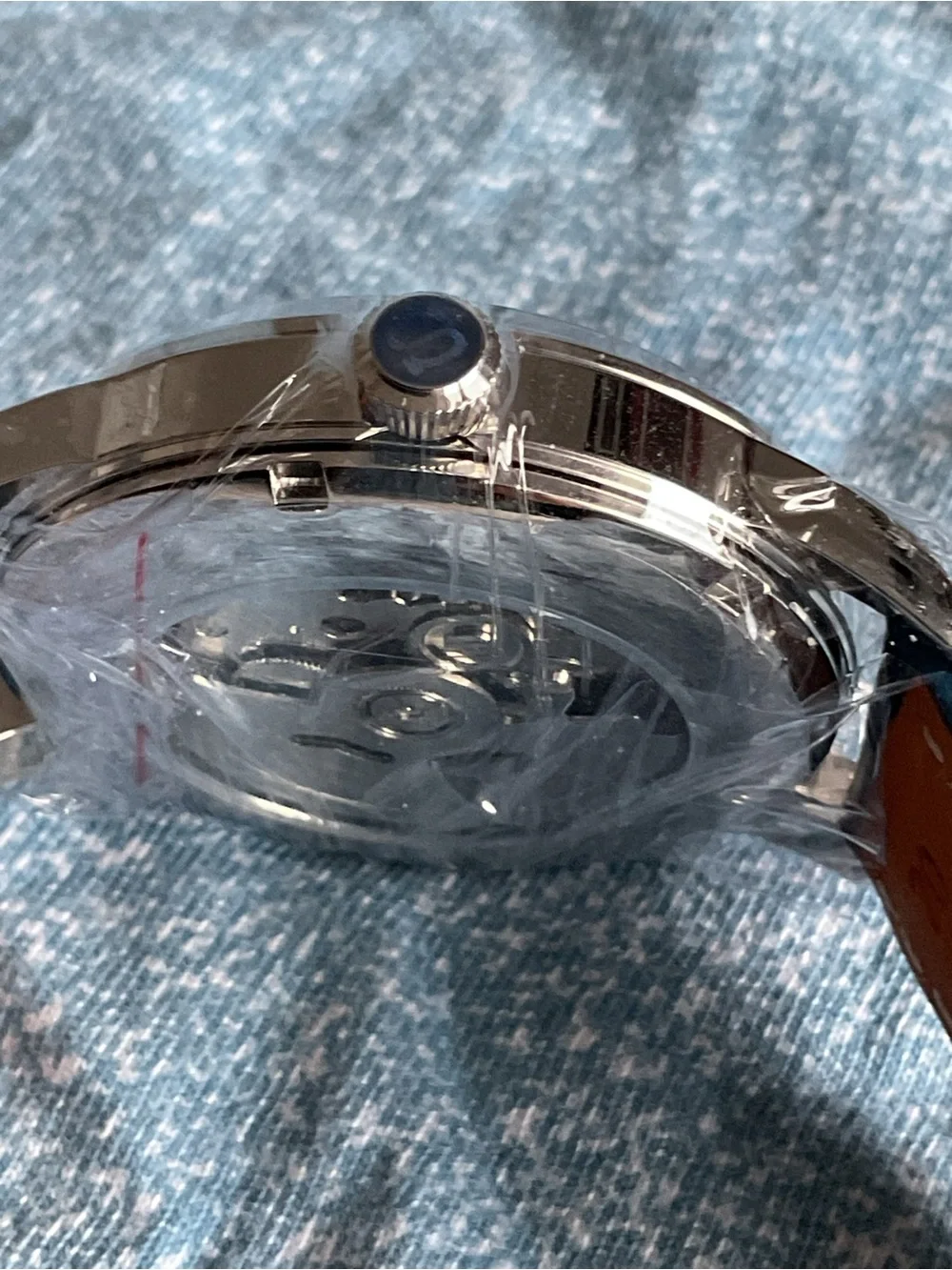 Brand New Superb Blue Radiant Dial Oumashi Cocktail Watch w Date